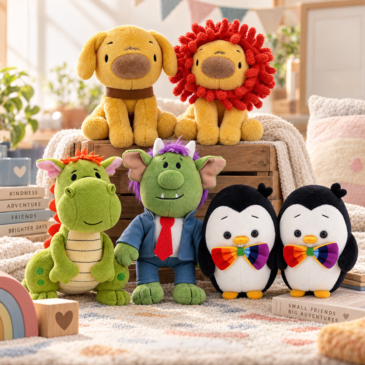 COMPLETE Paul Castle Collection: 6 Plushie Bundle