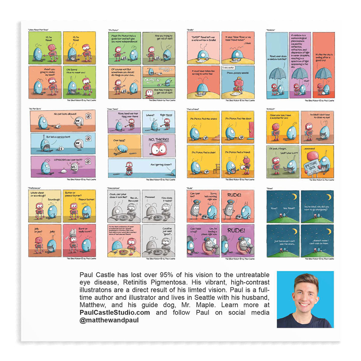 The Blind Robot Calendar 2026 LARGE 12x12