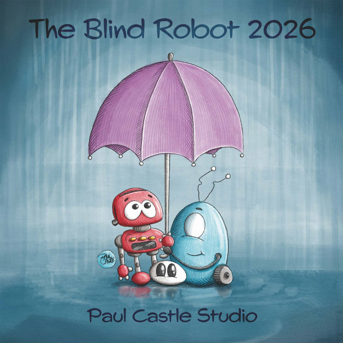 The Blind Robot Calendar 2026 LARGE 12x12