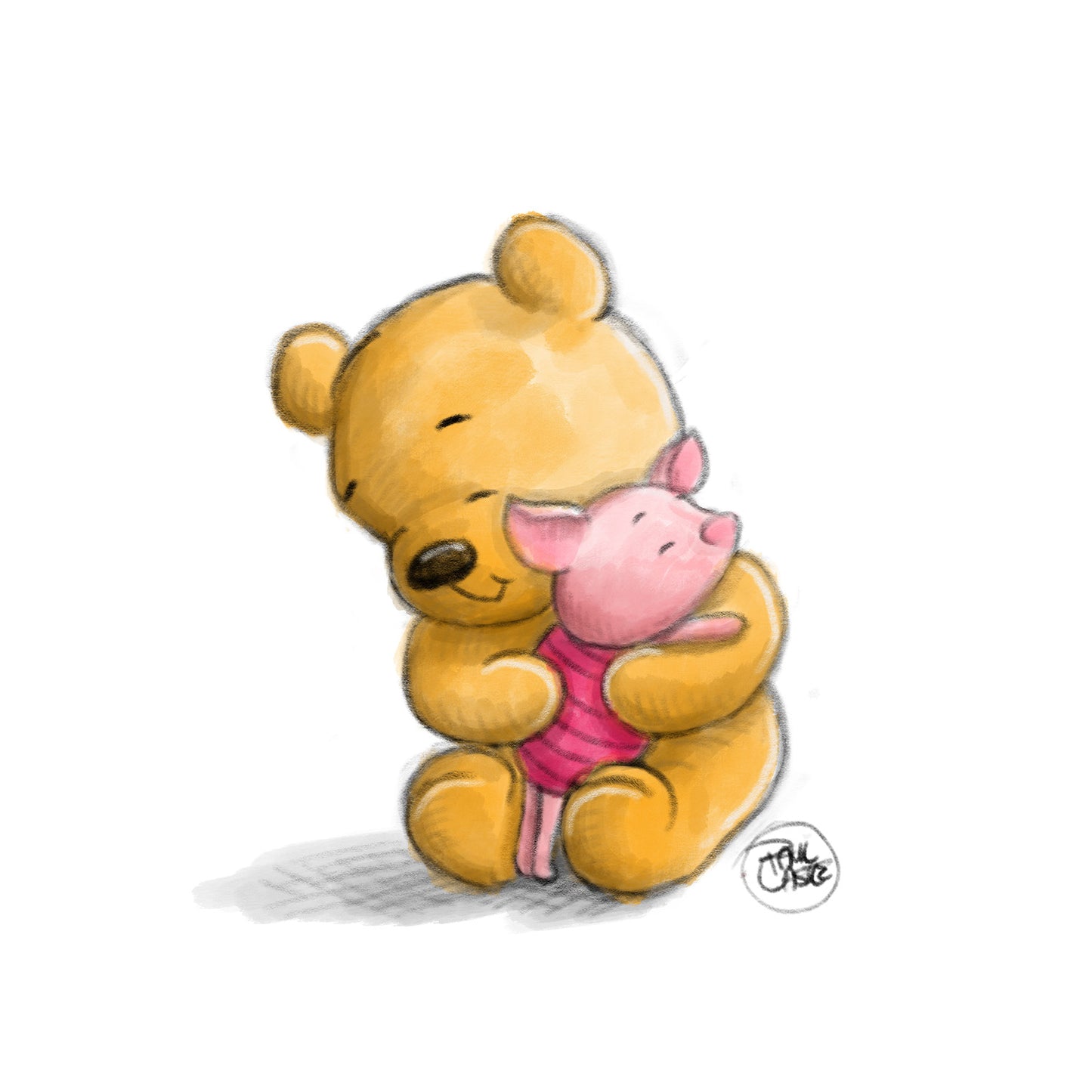 Hundred Acre Hug - Art Print