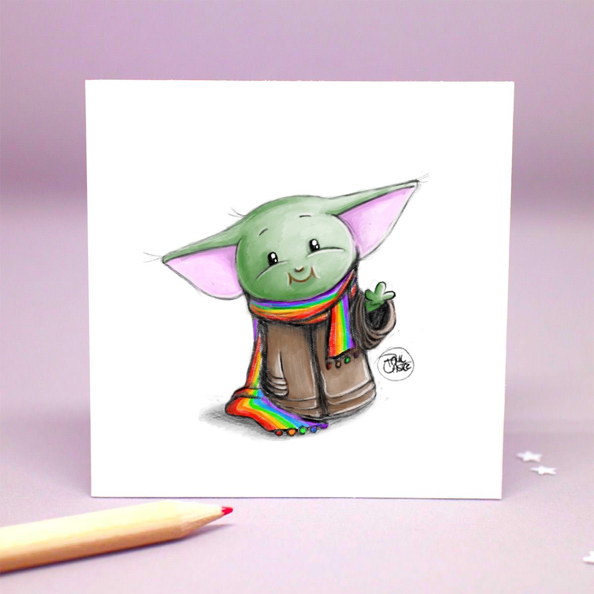 Baby Yoda - Art Print - Paul Castle Studio