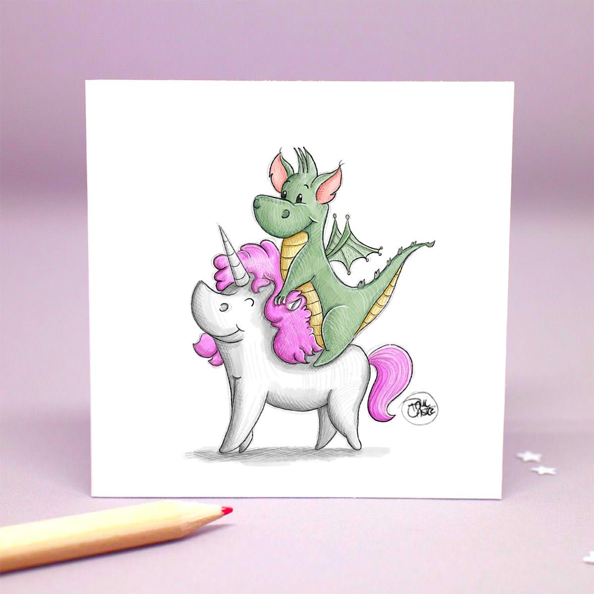 Free Unicorn Rides - Art Print - Paul Castle Studio