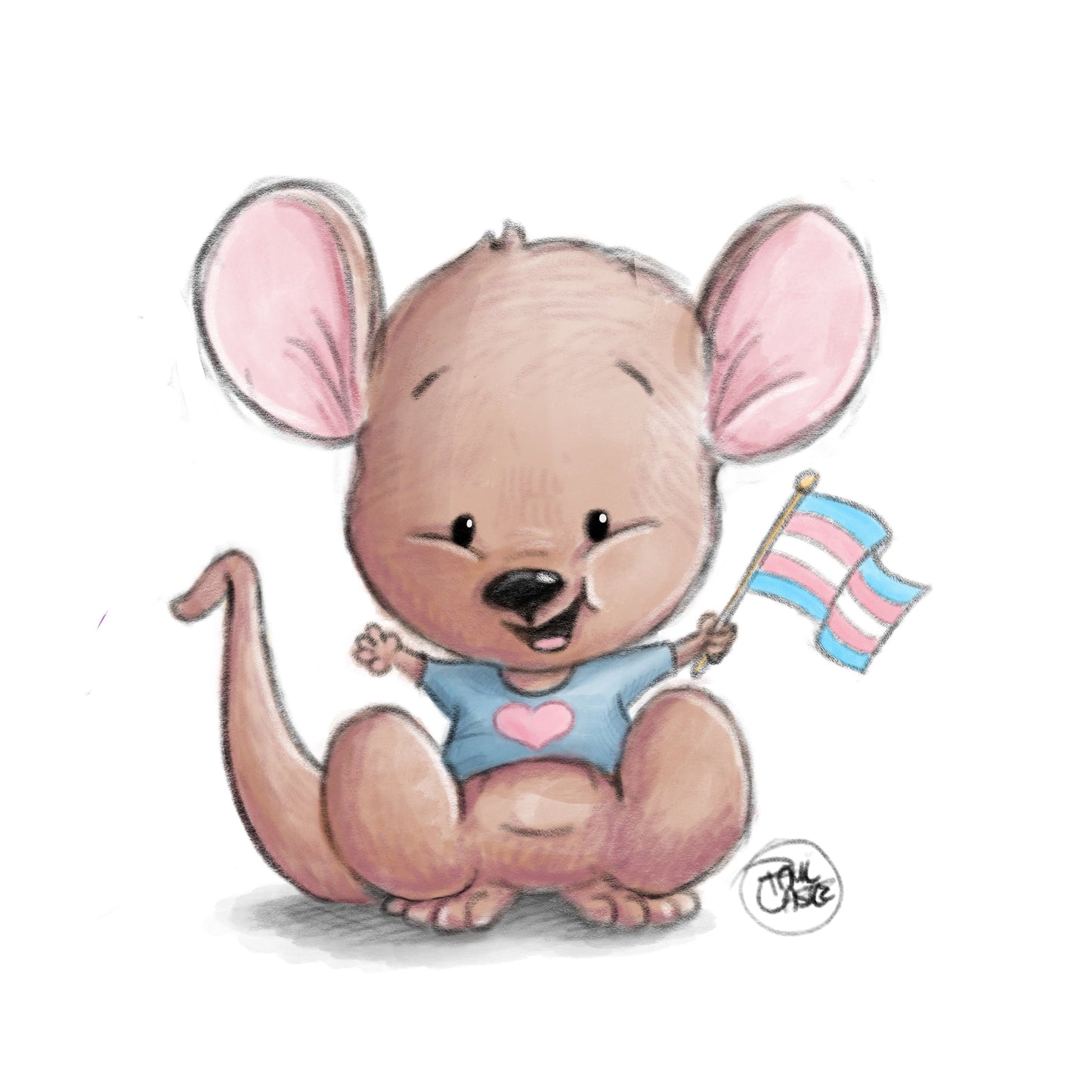 I Love Roo - Art Print - Paul Castle Studio