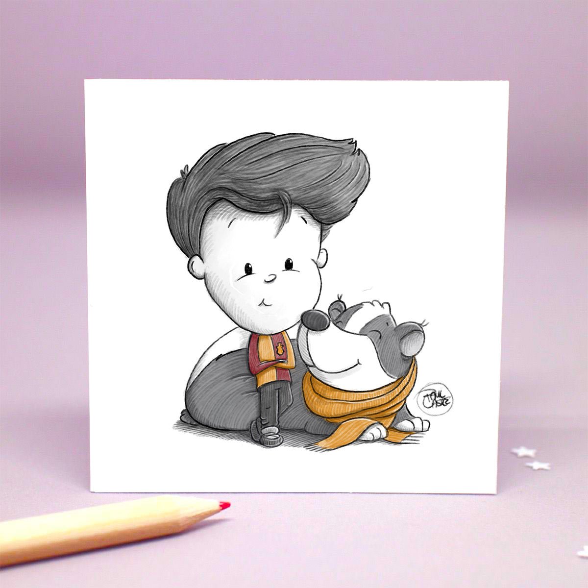 Itty-Bitty Diggory - Art Print - Paul Castle Studio
