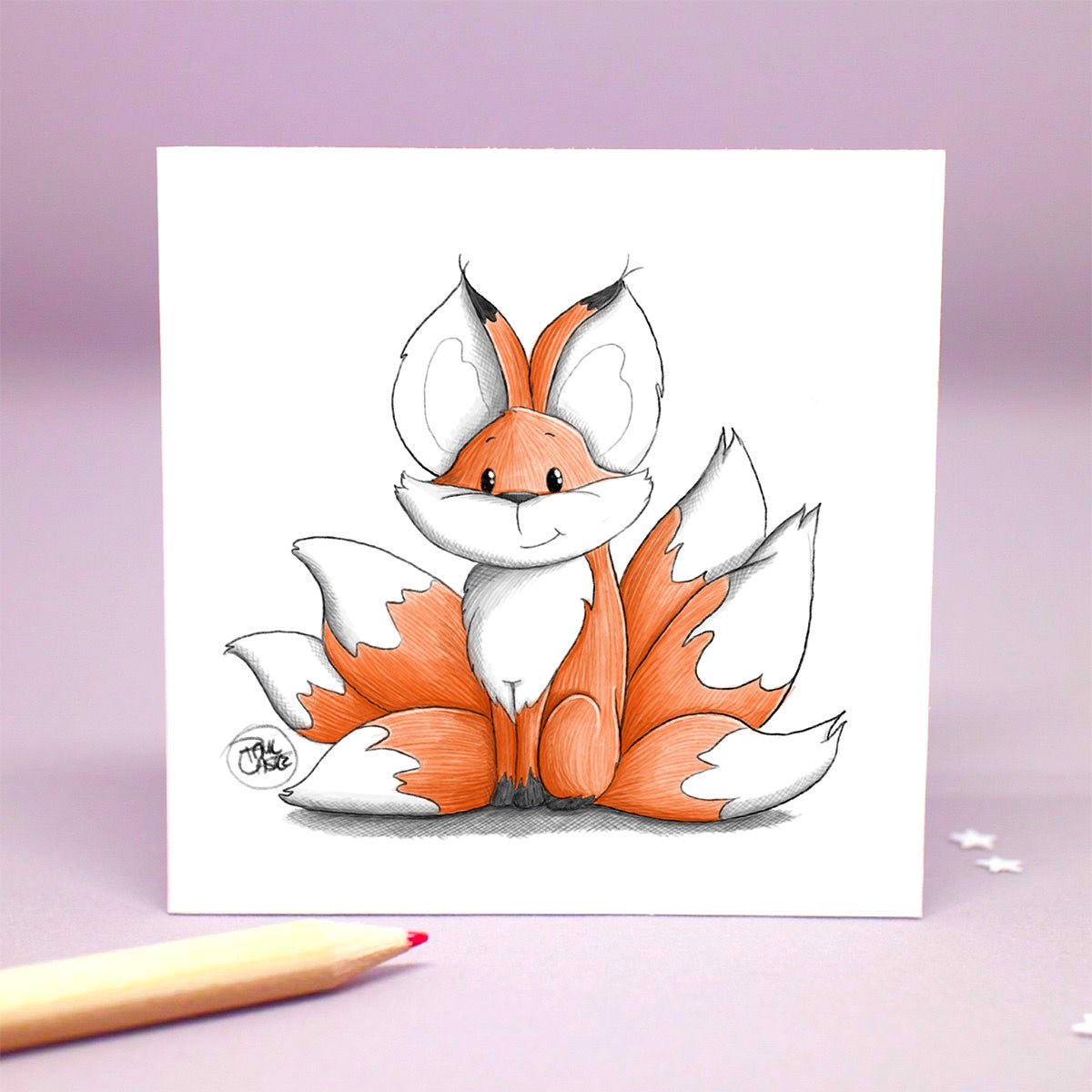 Kind Kitsune - Art Print - Paul Castle Studio