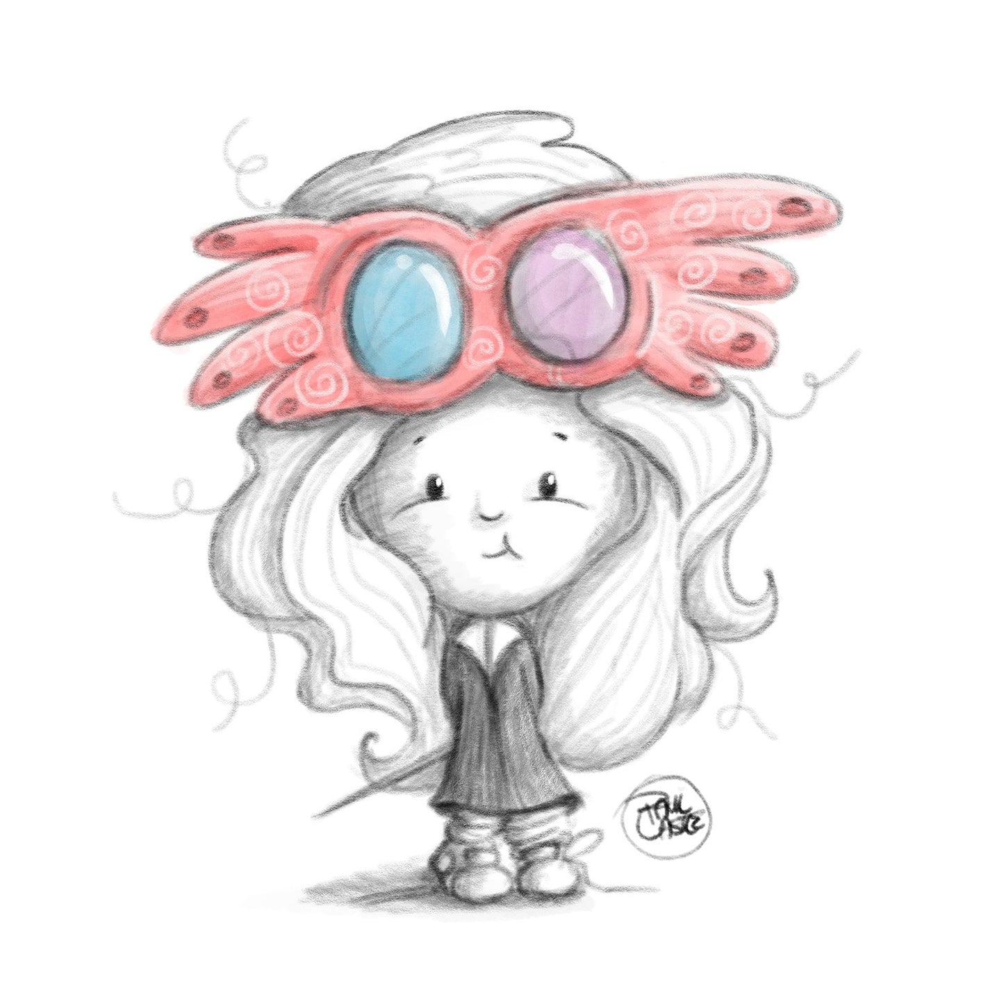 Little Luna - Art Print - Paul Castle Studio