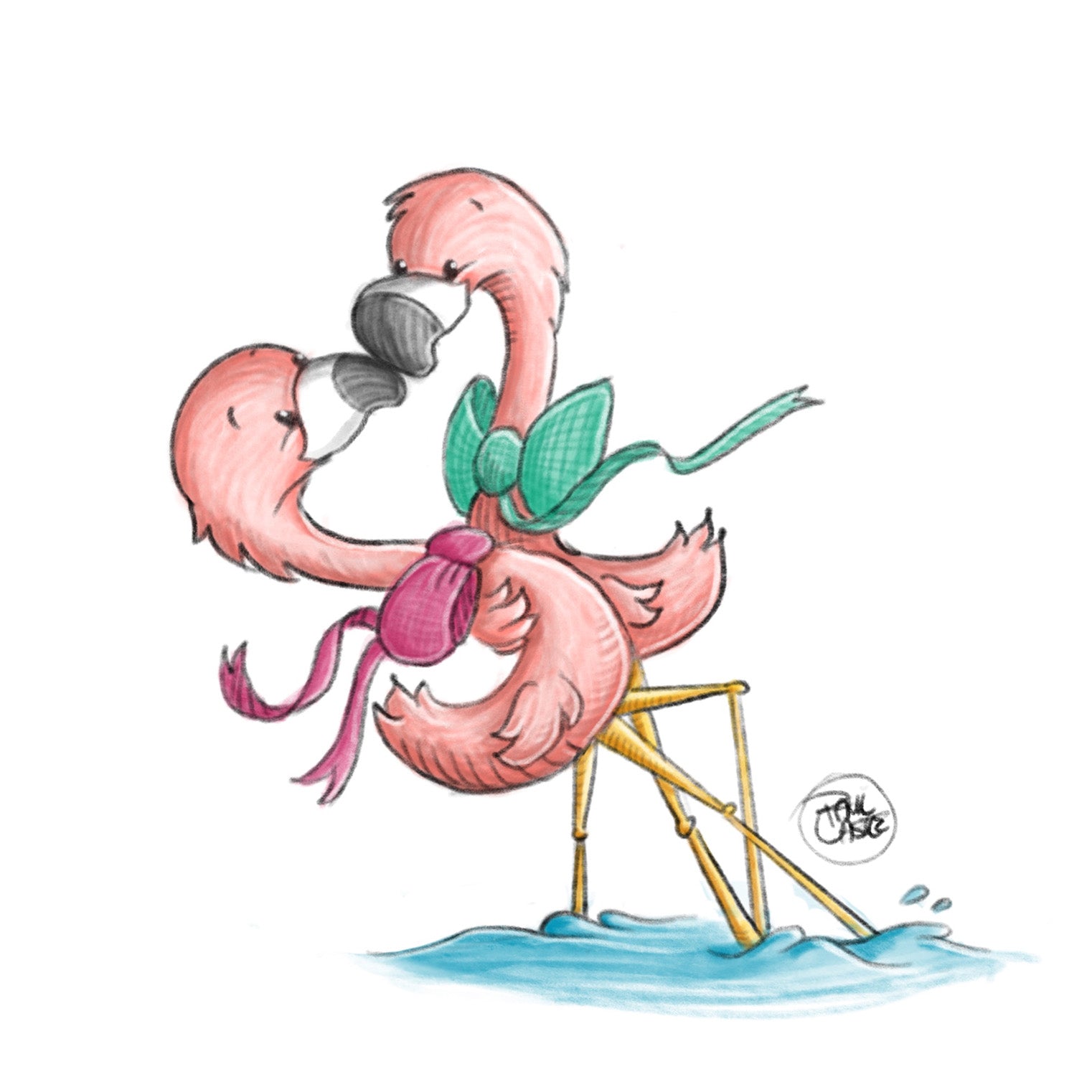 Mango and Tango - Art Print - Paul Castle Studio
