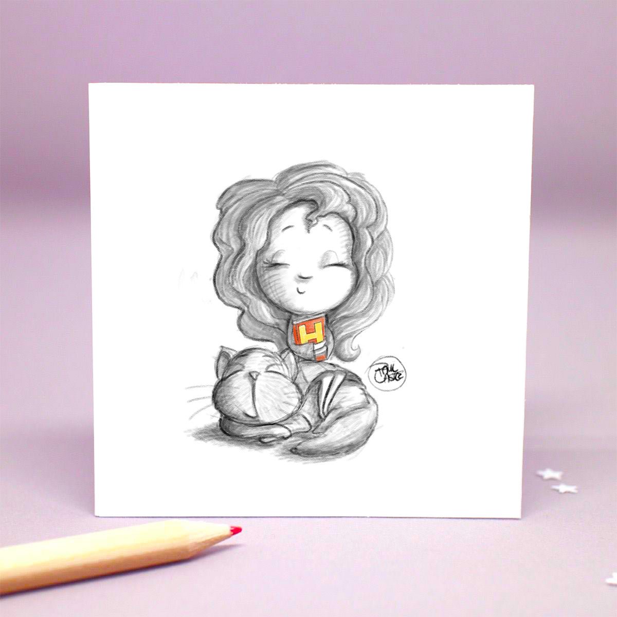 Mini Hermione - Art Print - Paul Castle Studio