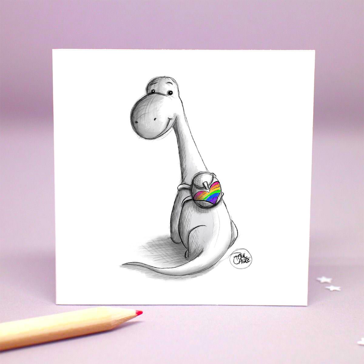 Prideosaurus - Art Print - Paul Castle Studio
