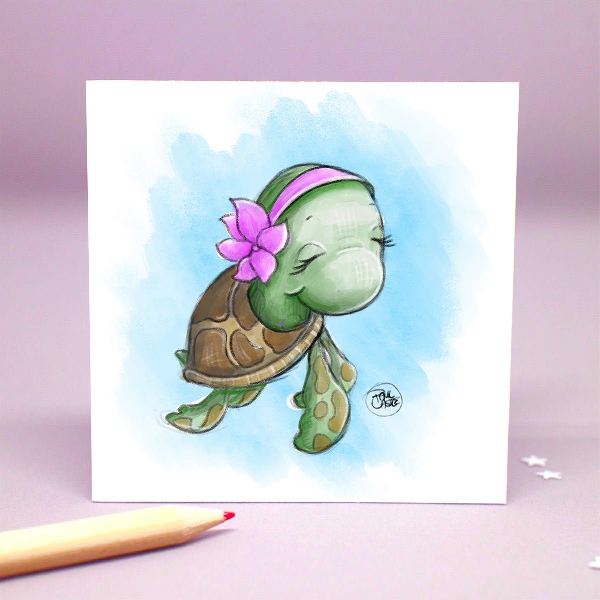 She Turtle - Art Print - Paul Castle Studio