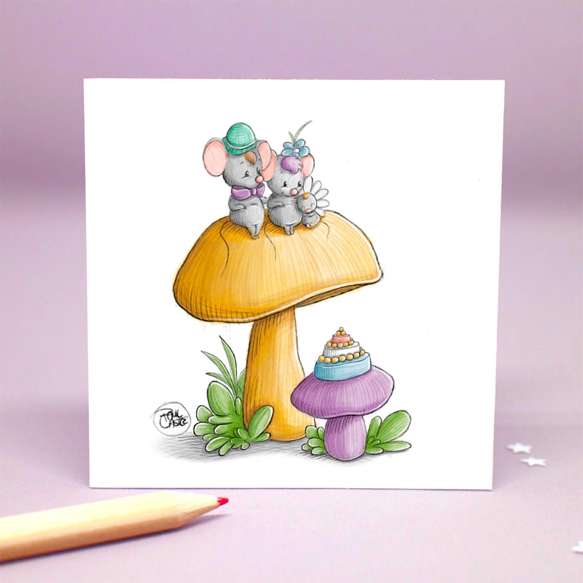 Wedding Guests - Art Print - Paul Castle Studio