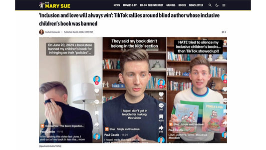 ‘Inclusion and love will always win’: TikTok rallies around blind author whose inclusive children’s book was banned - Paul Castle Studio