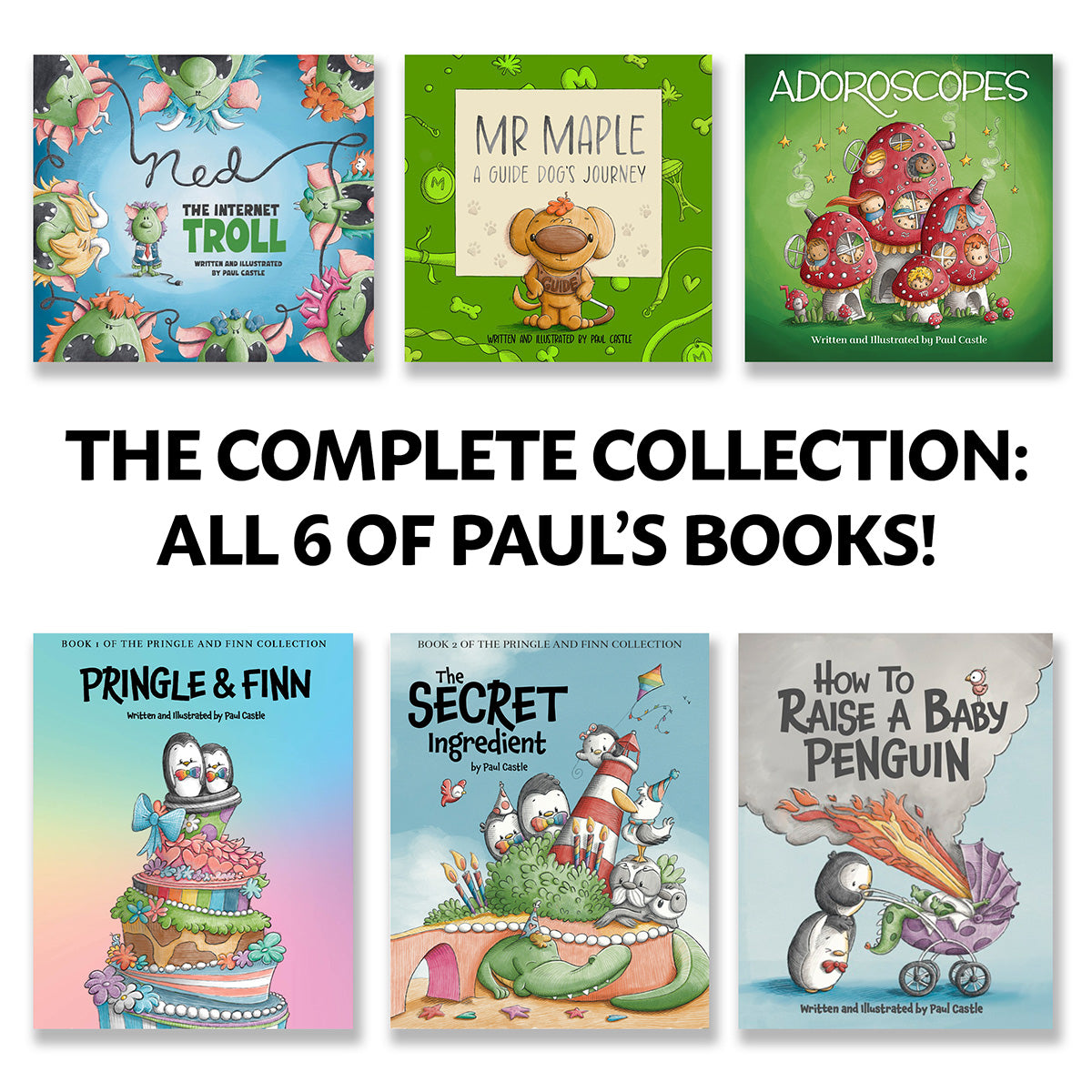 COMPLETE Paul Castle Collection: 6 Book Bundle