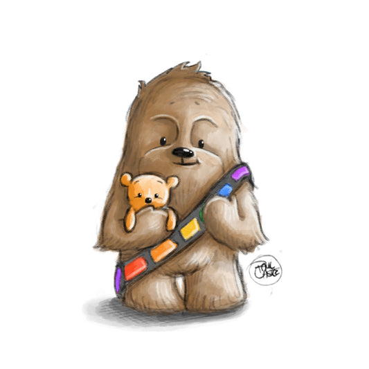 Baby Chewie - Art Print