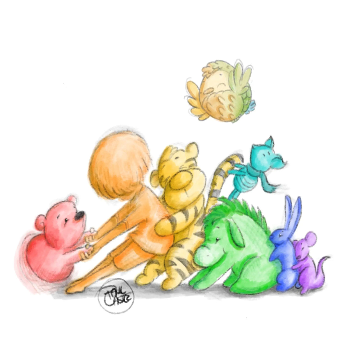 Coming Out Party - Art Print Framed Print