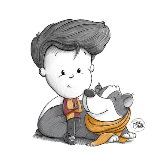 Itty-Bitty Diggory - Art Print