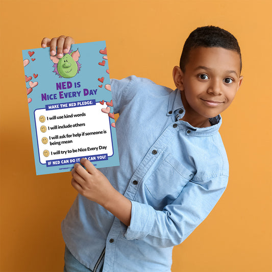 Ned the Internet Troll - Educational Card