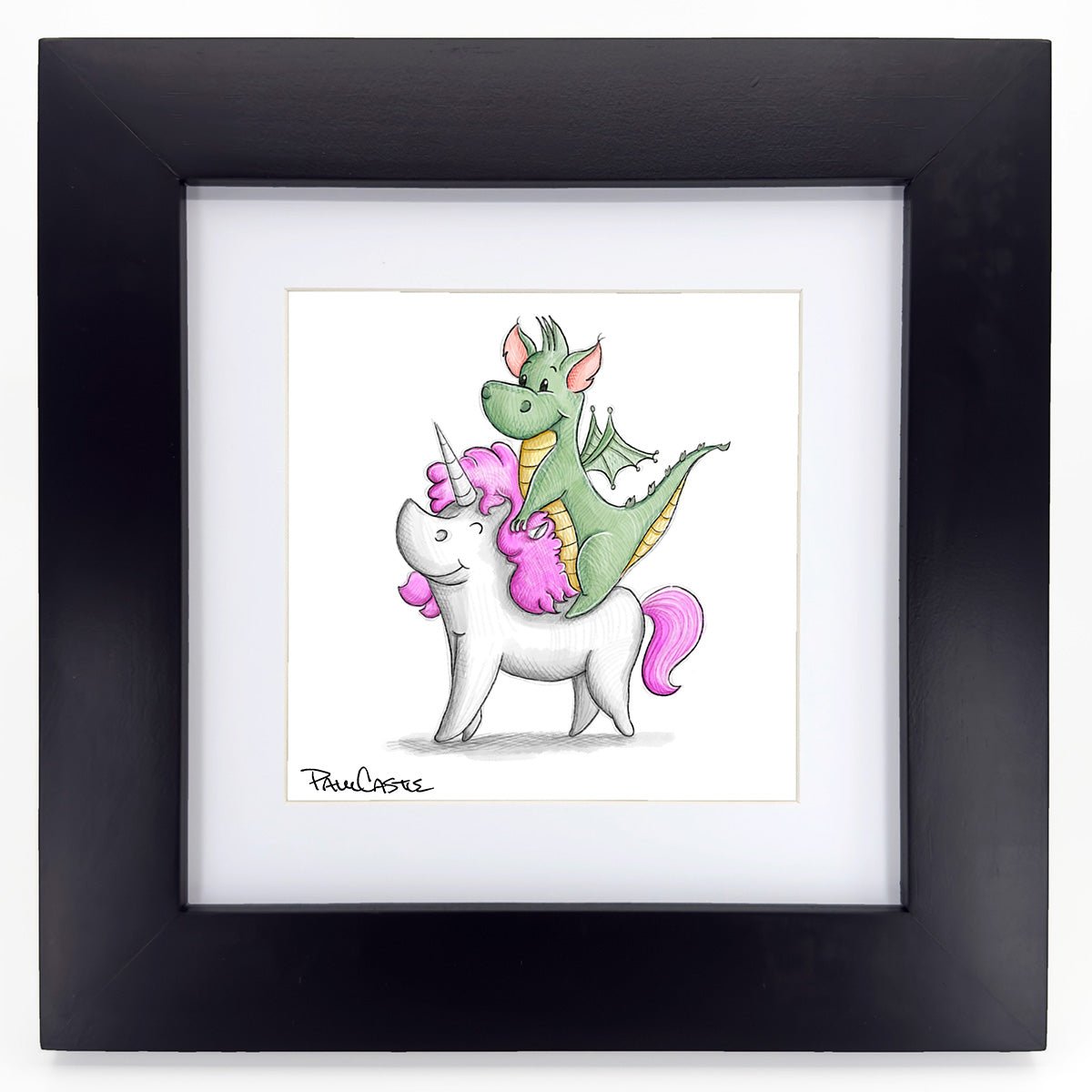 Free Unicorn Rides - Art Print - Paul Castle Studio