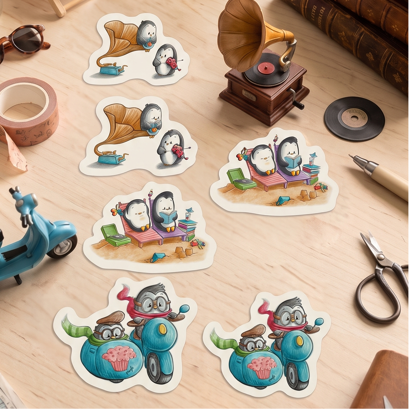Pringle & Finn Sticker Set