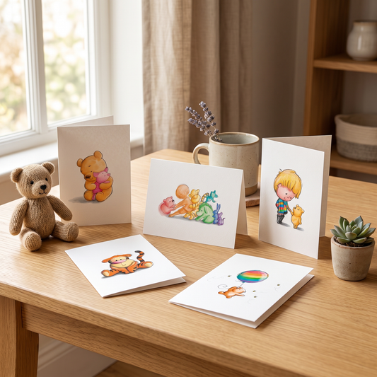 Pooh's Pride Greeting Cards - set of 10