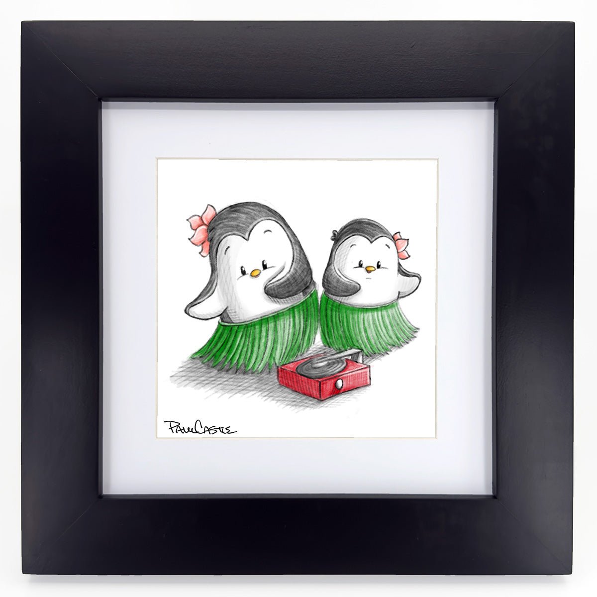 Hula 'Guins - Art Print - Paul Castle Studio