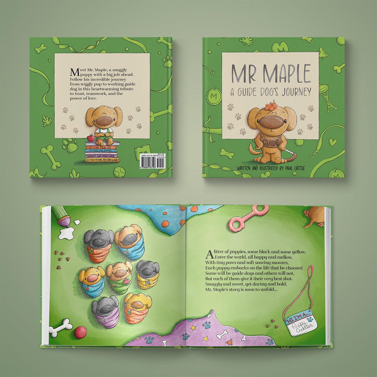 Mr Maple: A Guide Dog's Journey Book - Paul Castle Studio