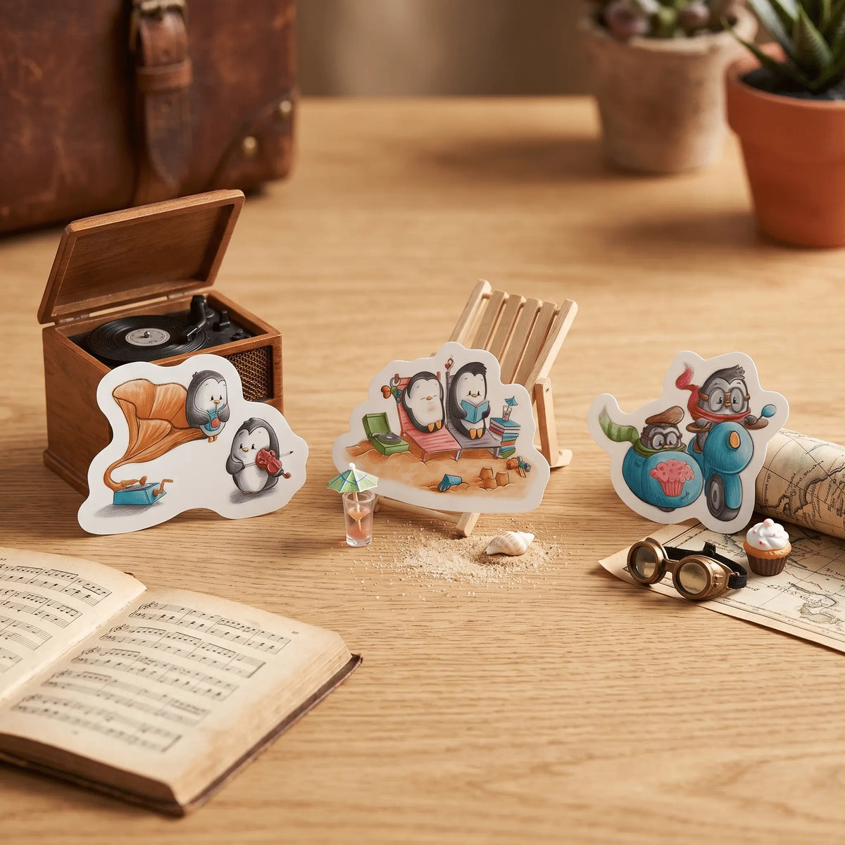 Pringle & Finn Sticker Set - Paul Castle Studio