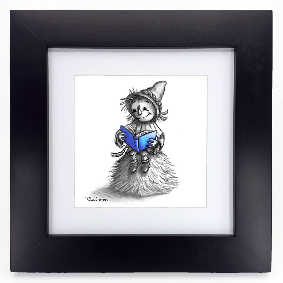 Scholarly Scarecrow - Art Print - Paul Castle Studio