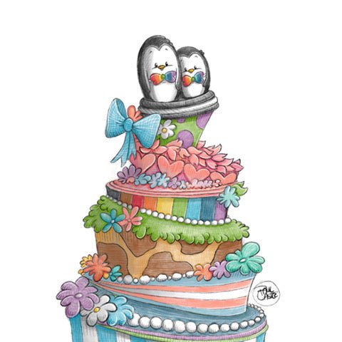 Cake Toppers - Art Print - Paul Castle Studio