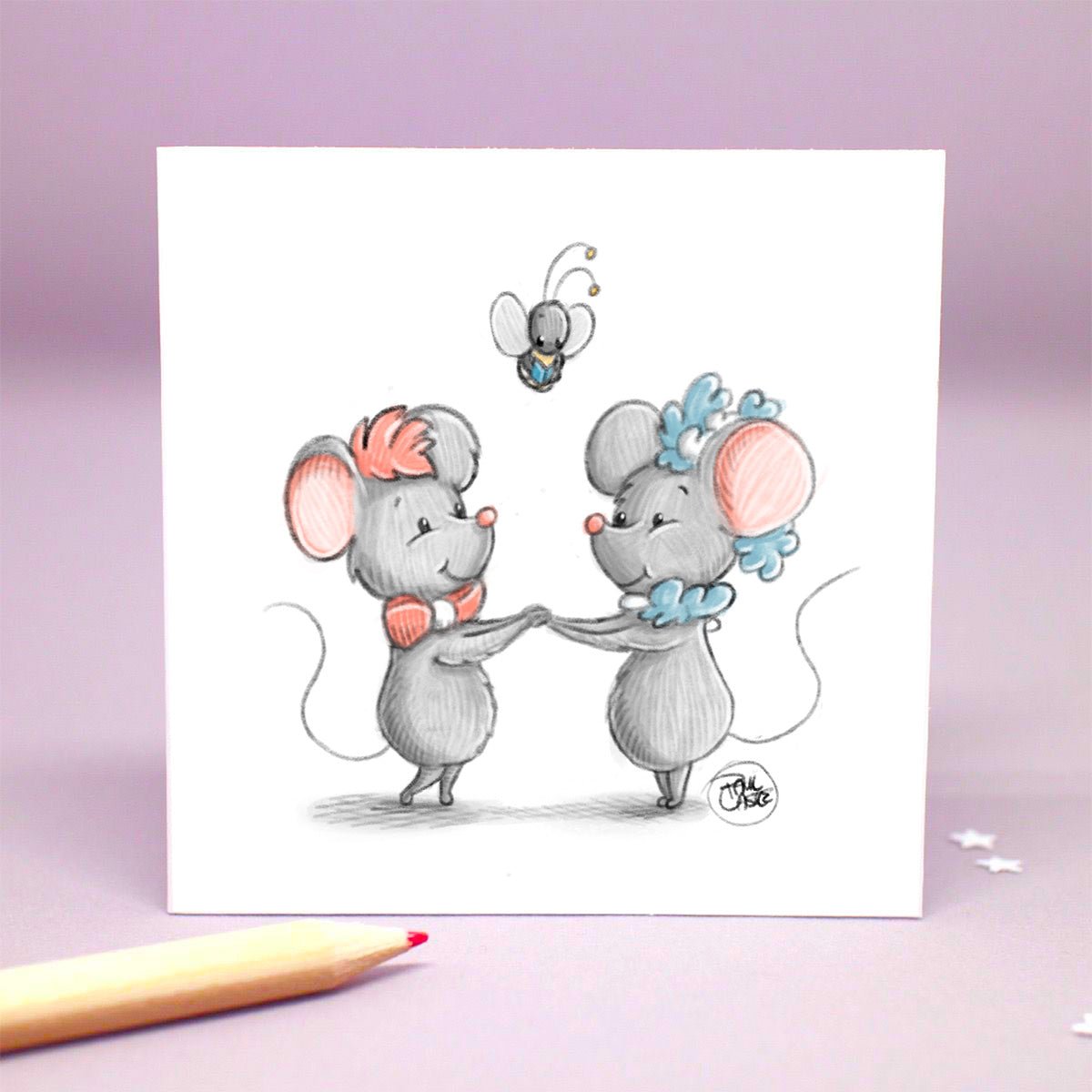 I Only Have Mice For You - Art Print - Paul Castle Studio