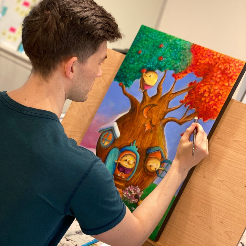 The Four Seasons Painting Paul Castle Studio